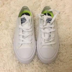 All white Converse